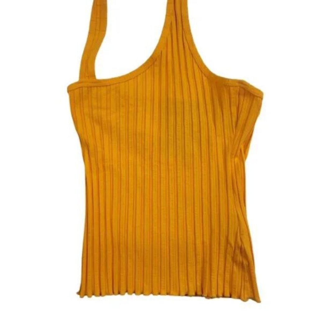 Simon Miller Yellow Ribbed Tank Top - Picture 4 of 8